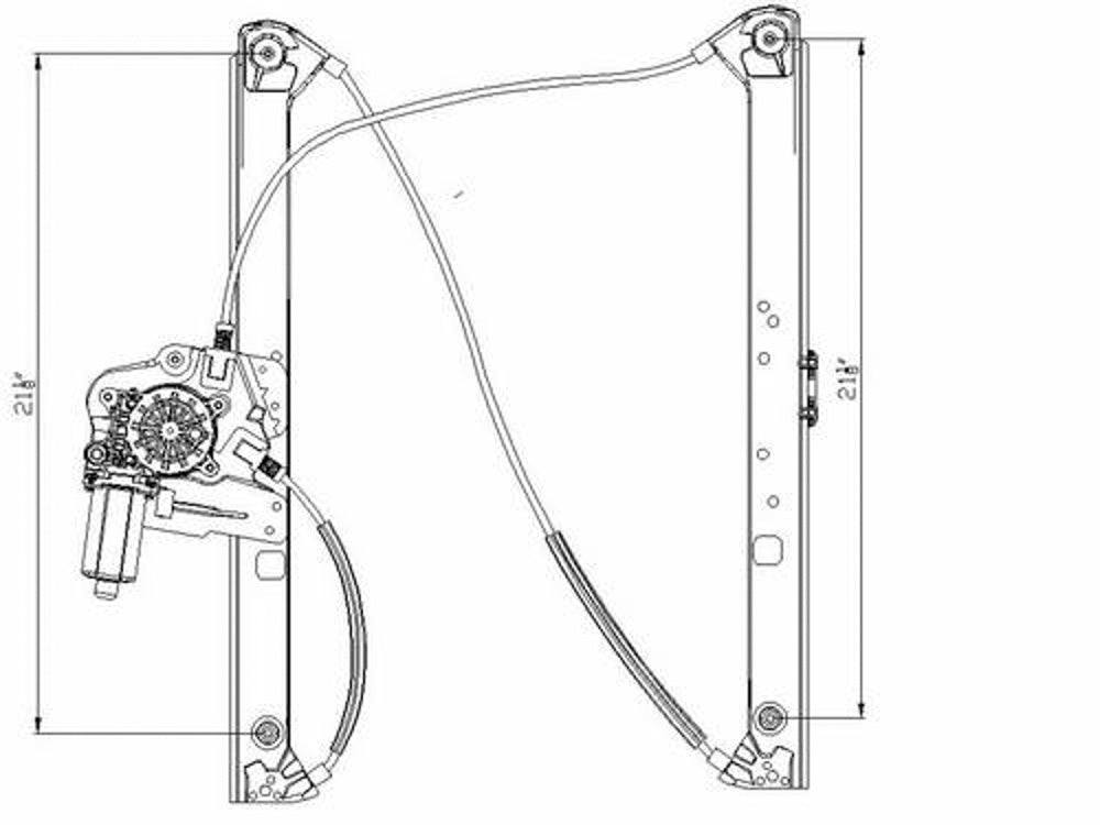 Collision Window Regulator BM1351110 main image
