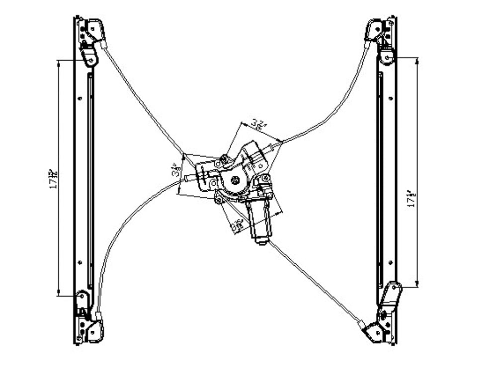 Collision Window Regulator CH1351129 main image
