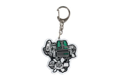 TOM'S Racing Tokyo Auto Salon Exclusive Acrylic Keychain