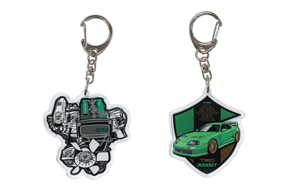 TOM'S Racing Tokyo Auto Salon Exclusive Acrylic Keychain