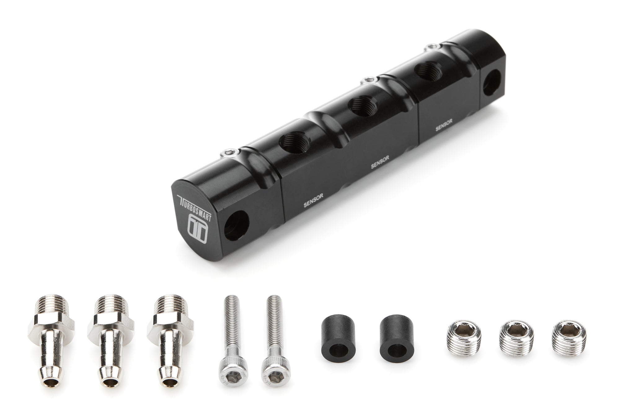 Turbosmart Modular Remote Sensor Block  3-Channel Ports Fittings and Plugs AN-NPT Fittings and Components main image