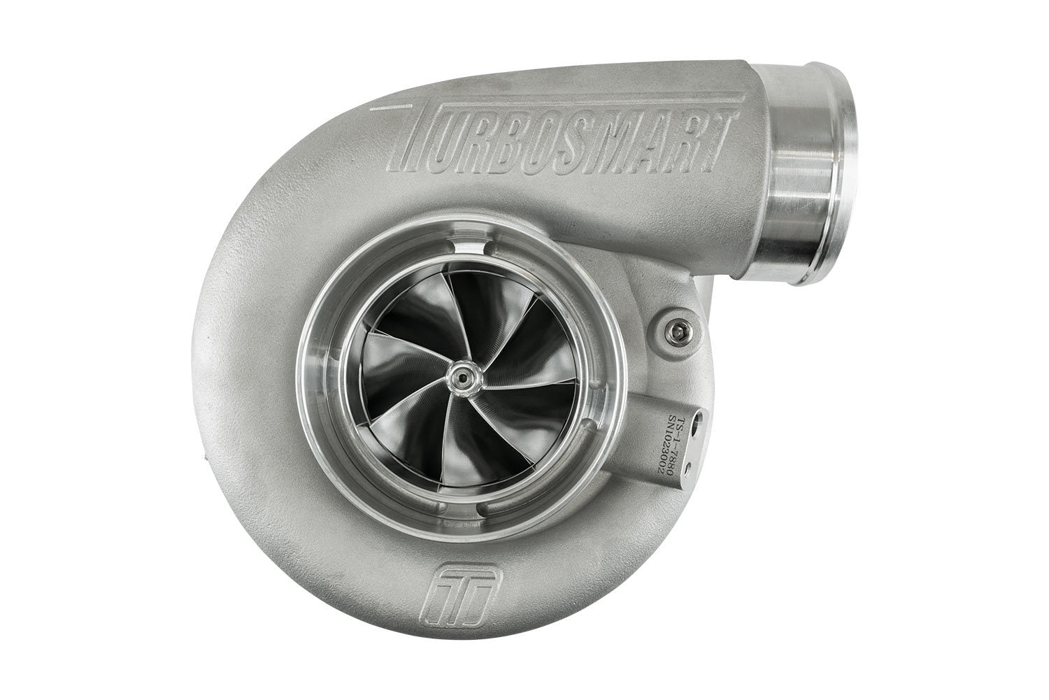 Turbosmart Oil Cooled 7675 T4 Flange Inlet V-Band Outlet A/R 0.96 External Wastegate Turbocharger TS-1-7675T4096E