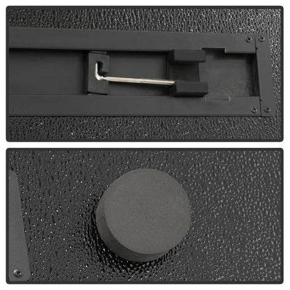 SPYDER xTune 04-07 Chevy Silverado/GMC Sierra 1500 CC 68in Bed Hard Tri-Fold Tonneau - Blk (TC-HTF-CS04-68) 9046704
