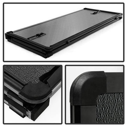 SPYDER xTune 02-09 Dodge Ram 72in. Short Bed Hard Tri-Fold Style Tonneau Cover - Black (TC-HTF-DR02-72) 9045882