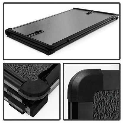 SPYDER xTune 04-14 Ford F150 78in. SB (No Flareside) Hard Tri-Fold Tonneau Black (TC-HTF-FF15004-78) 9045936