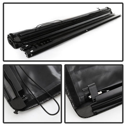 SPYDER xTune 04-12 Chevy Colorado 63in. Bed Roll-Up Style Tonneau Cover - Black (TC-RU-CCO04-63) 9043765