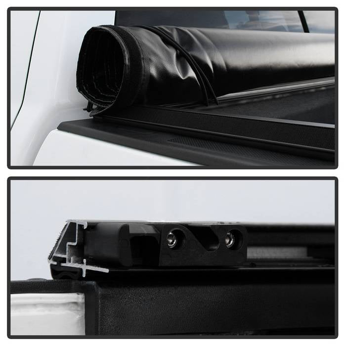SPYDER xTune 02-09 Dodge Ram 78in. Short Bed Roll-Up Style Tonneau Cover - Black (TC-RU-DR02-72) 9043604
