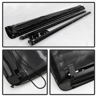 SPYDER xTune 04-14 Ford F150 66in. Bed (No Flareside) Roll-Up Tonneau Cover Black (TC-RU-FF15004-66) 9043475
