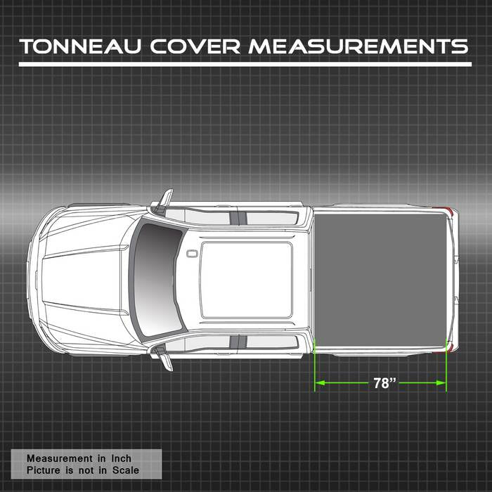 SPYDER xTune 00-06 Toyota Tundra 78in. Short Bed Roll Up Style Tonneau Cover - Black (TC-RU-TTU00-78) 9043895