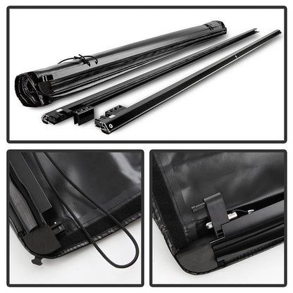 SPYDER xTune 00-06 Toyota Tundra 78in. Short Bed Roll Up Style Tonneau Cover - Black (TC-RU-TTU00-78) 9043895