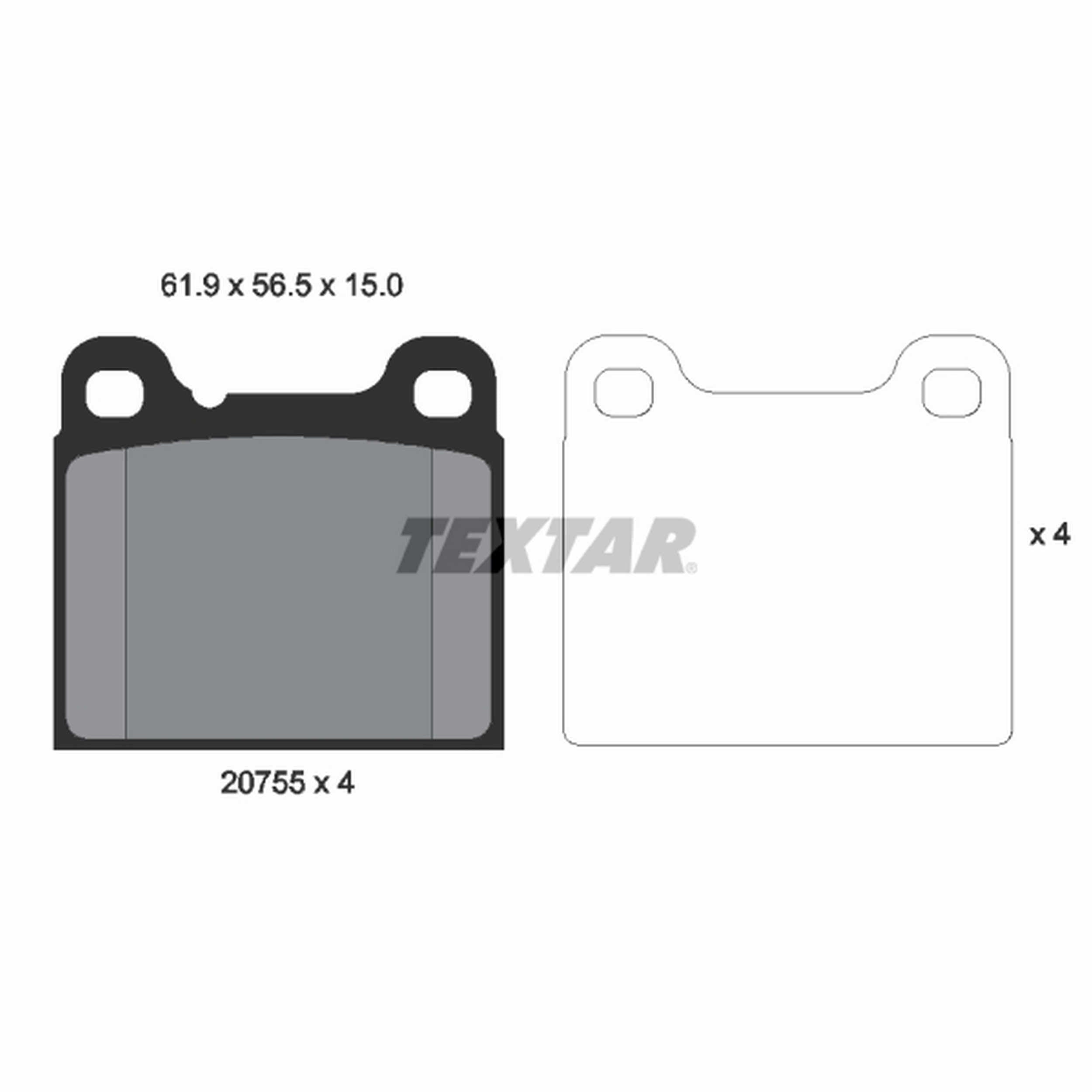 Textar Disc Brake Pad