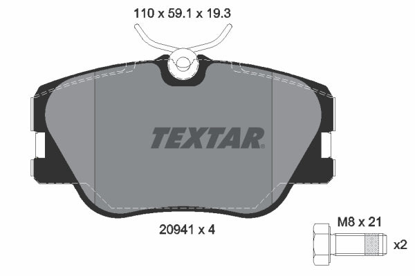 Textar Disc Brake Pad
