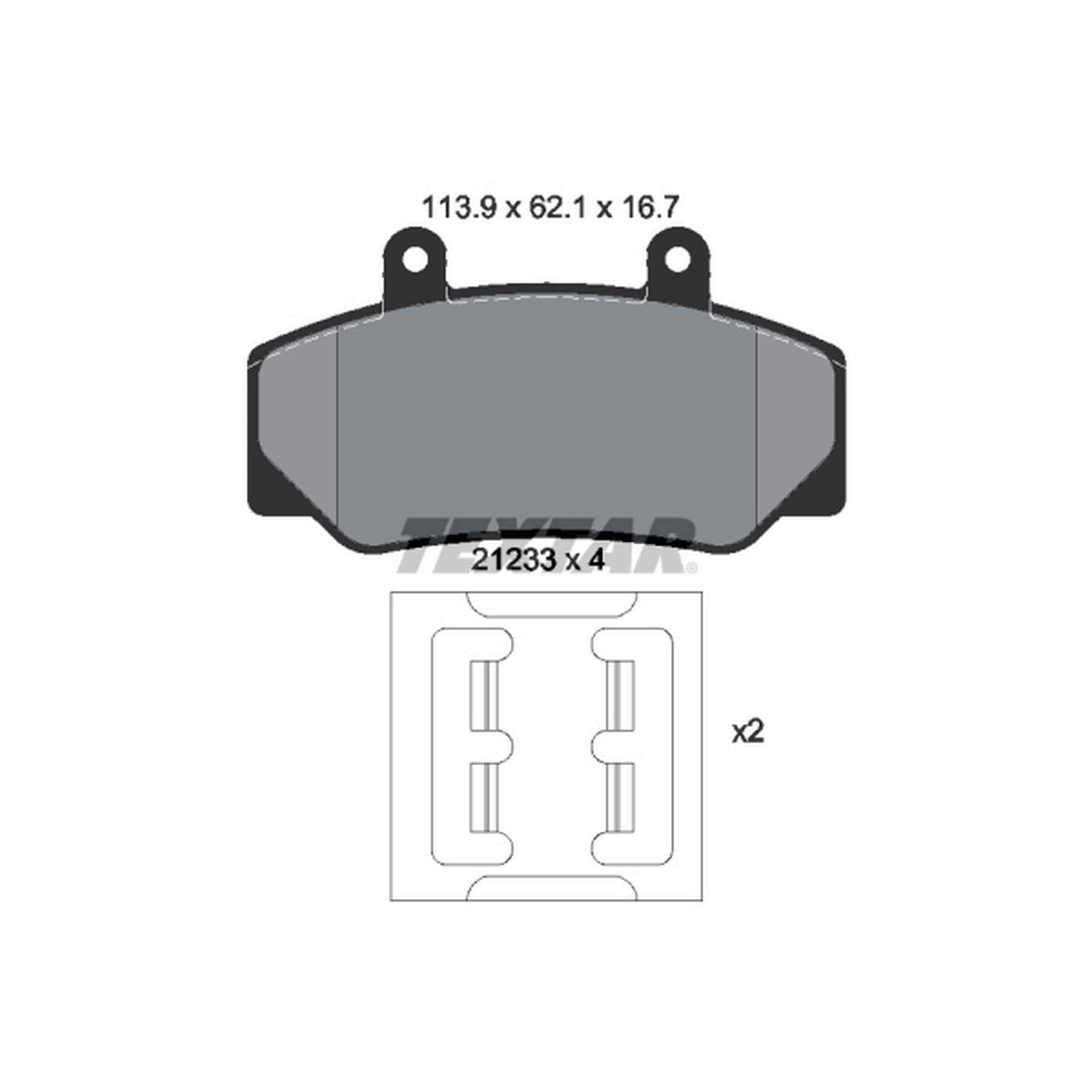 Textar Disc Brake Pad