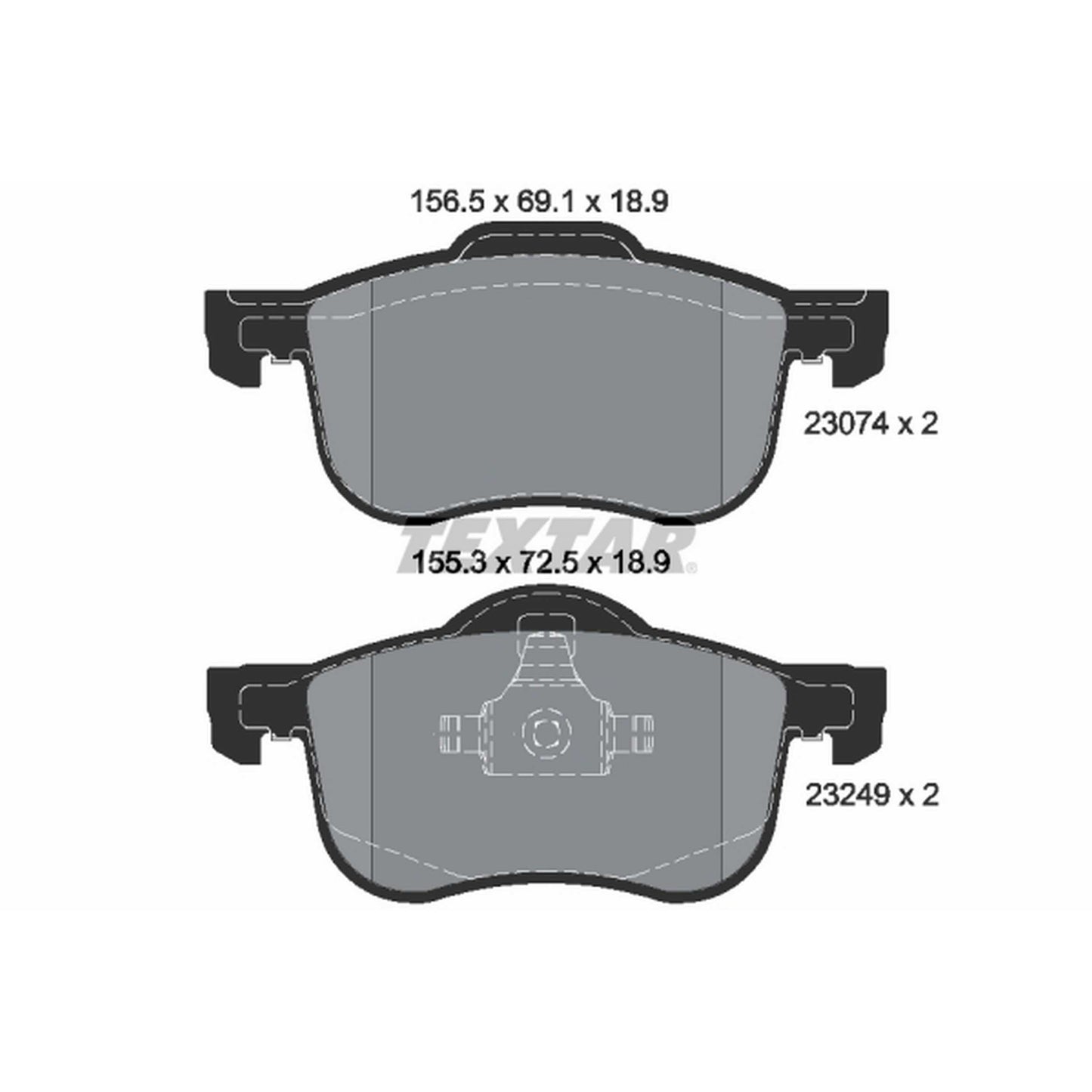 Textar Disc Brake Pad