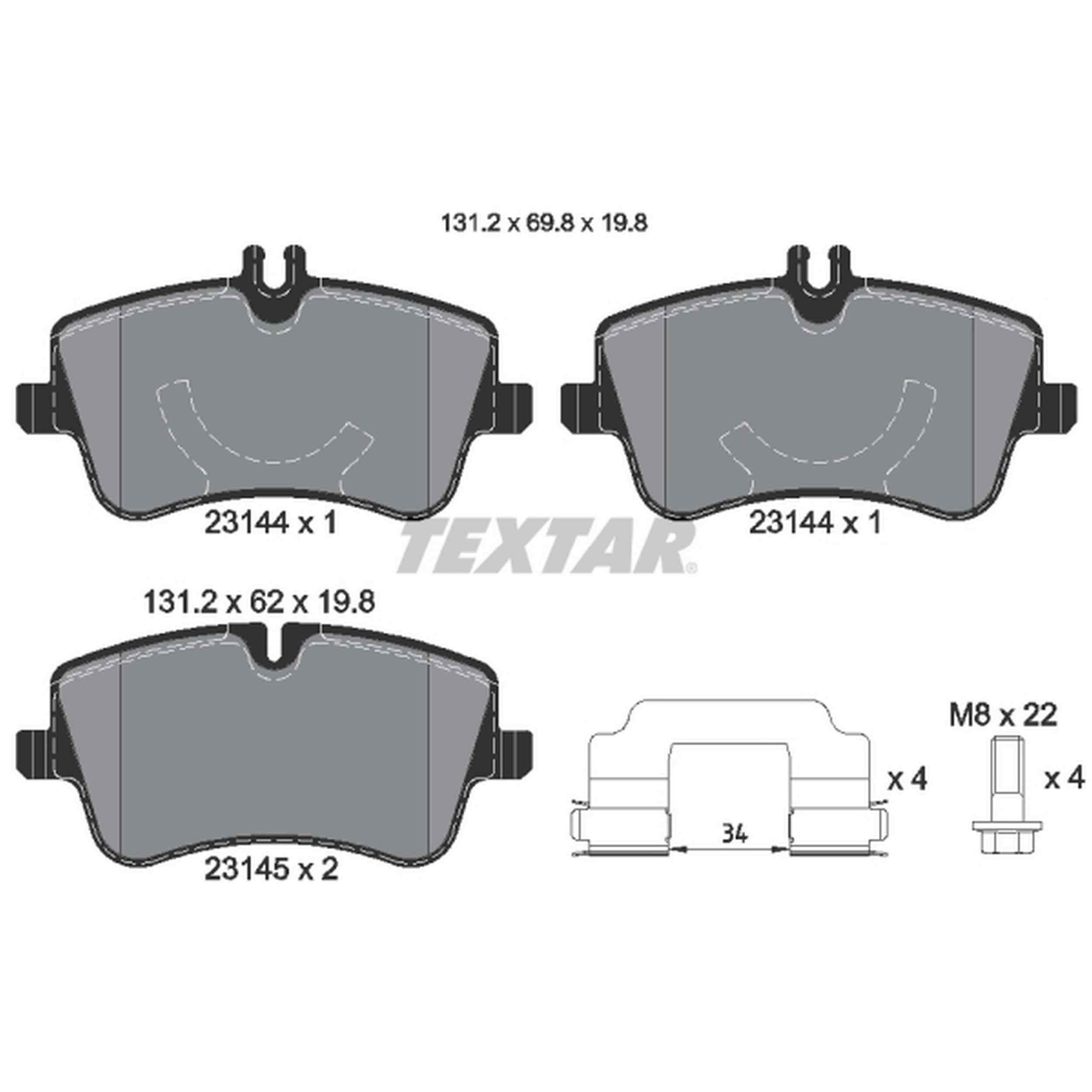 Textar Disc Brake Pad