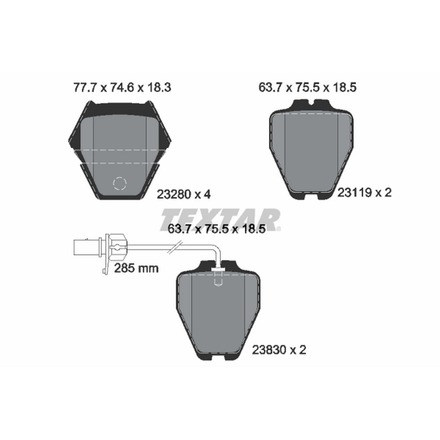 Textar Disc Brake Pad