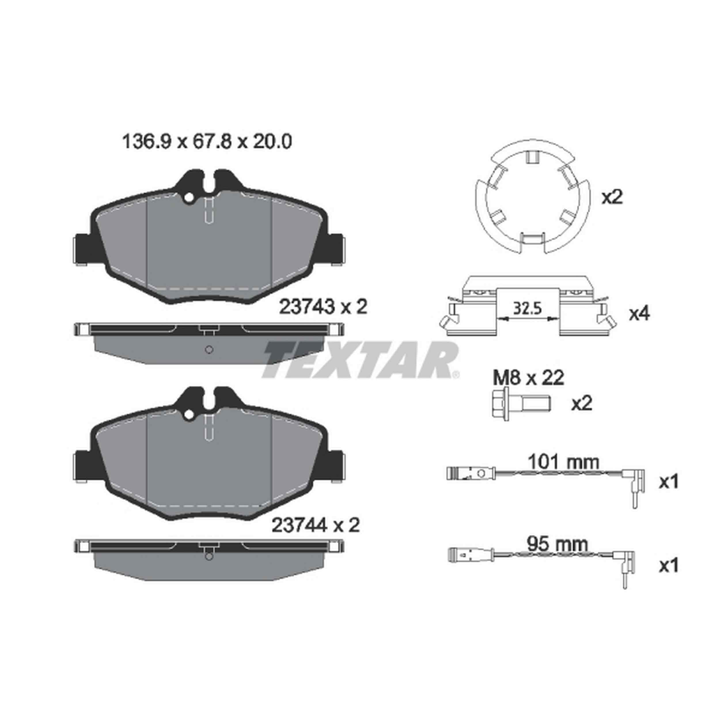 Textar Disc Brake Pad