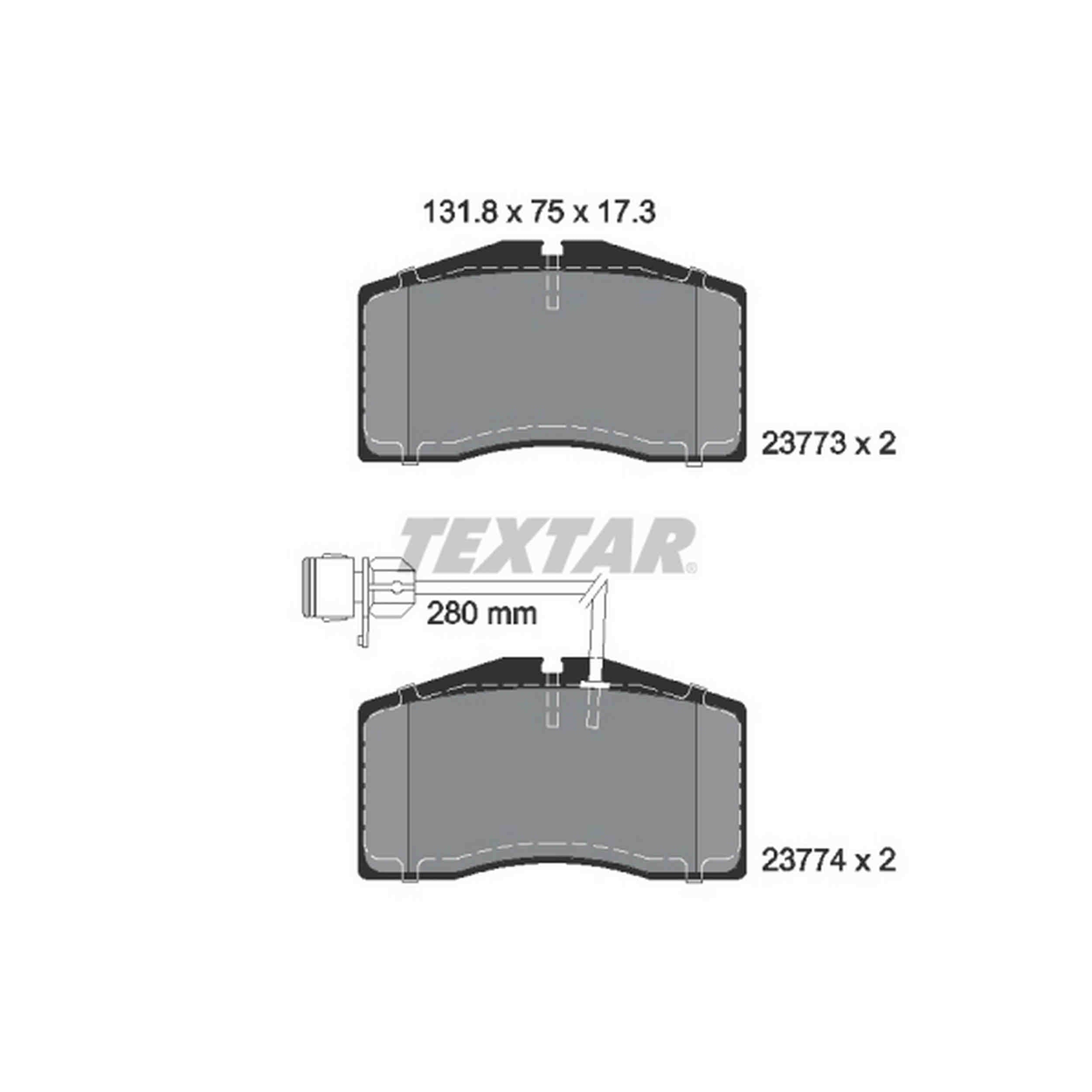 Textar Disc Brake Pad