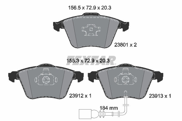 Textar Disc Brake Pad