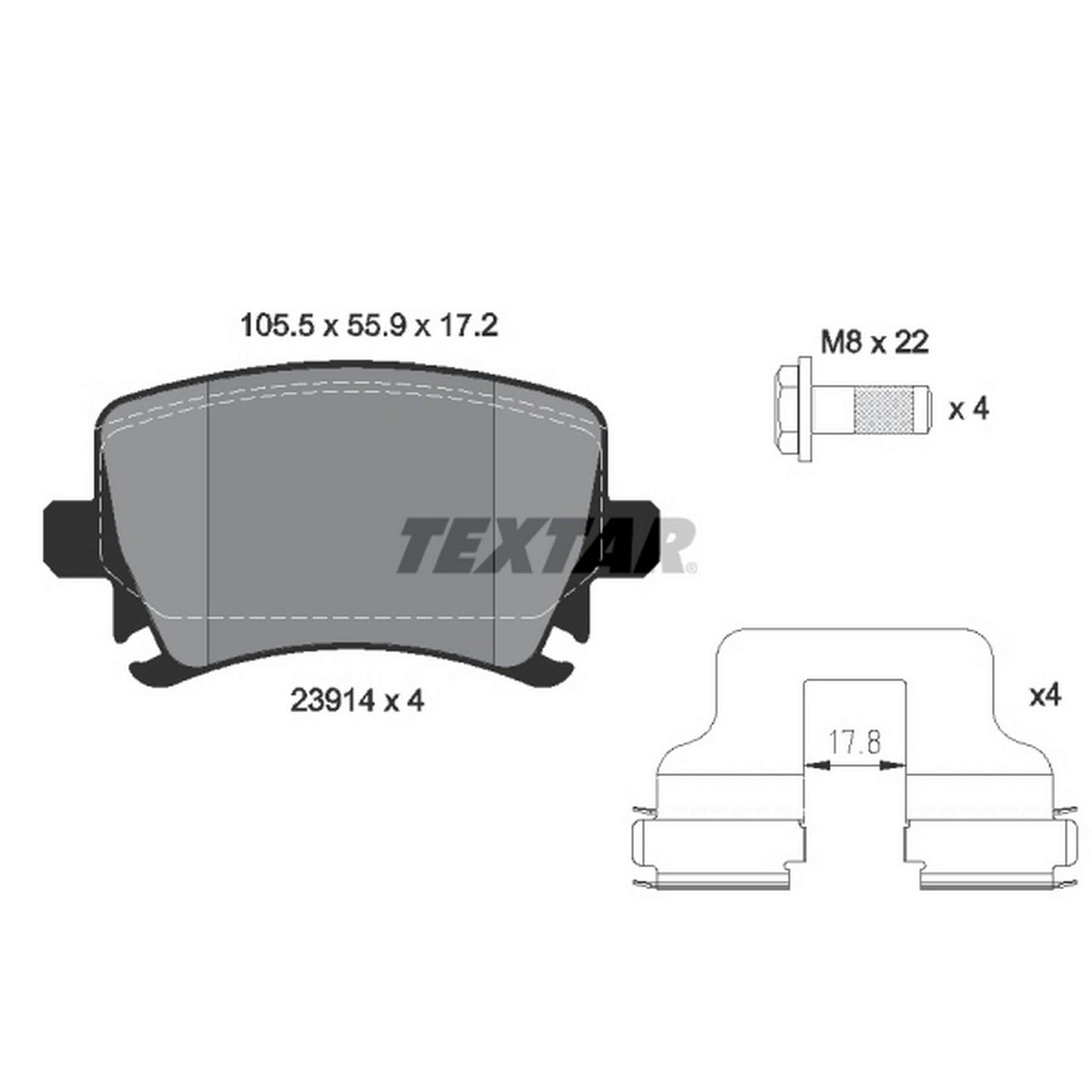 Textar Disc Brake Pad