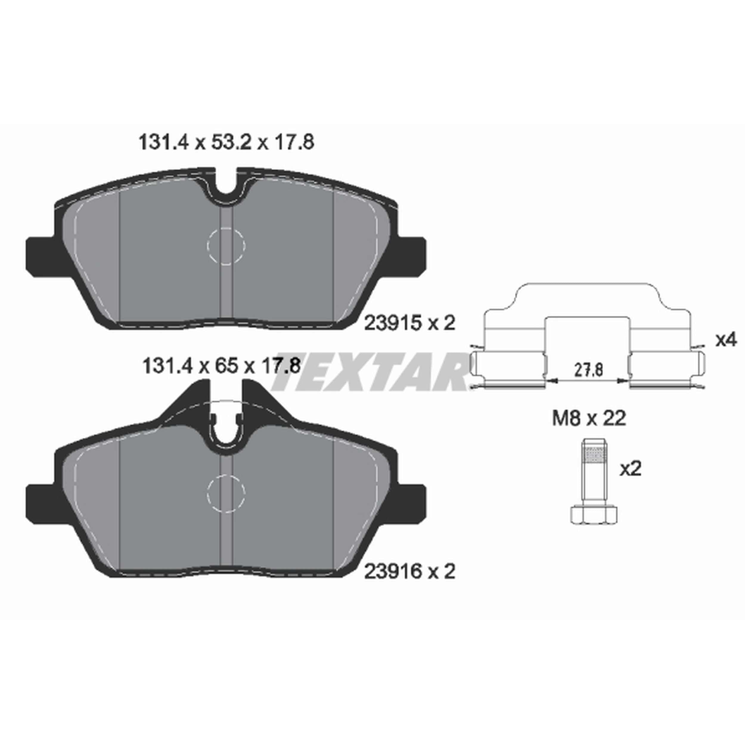 Textar Disc Brake Pad