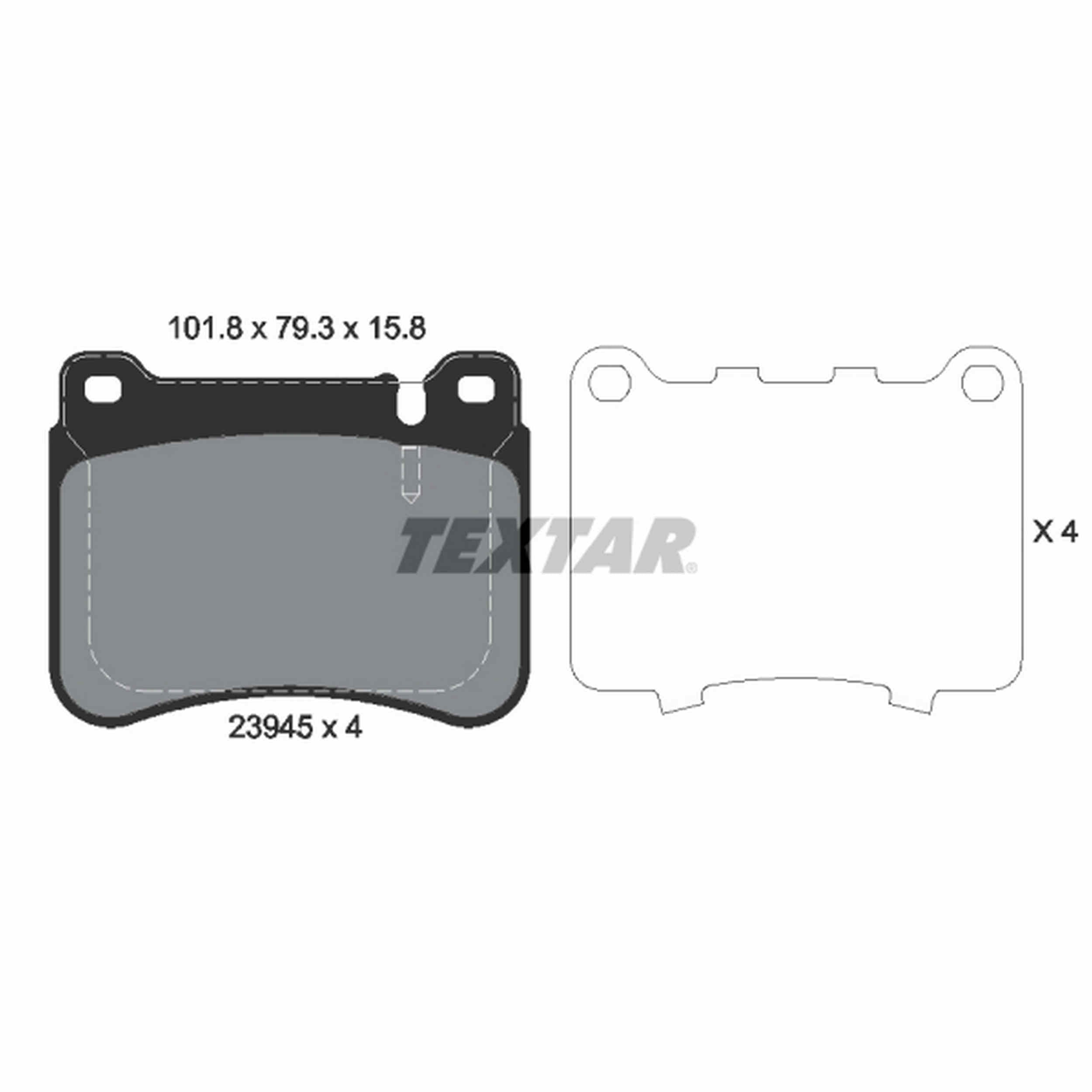 Textar Disc Brake Pad