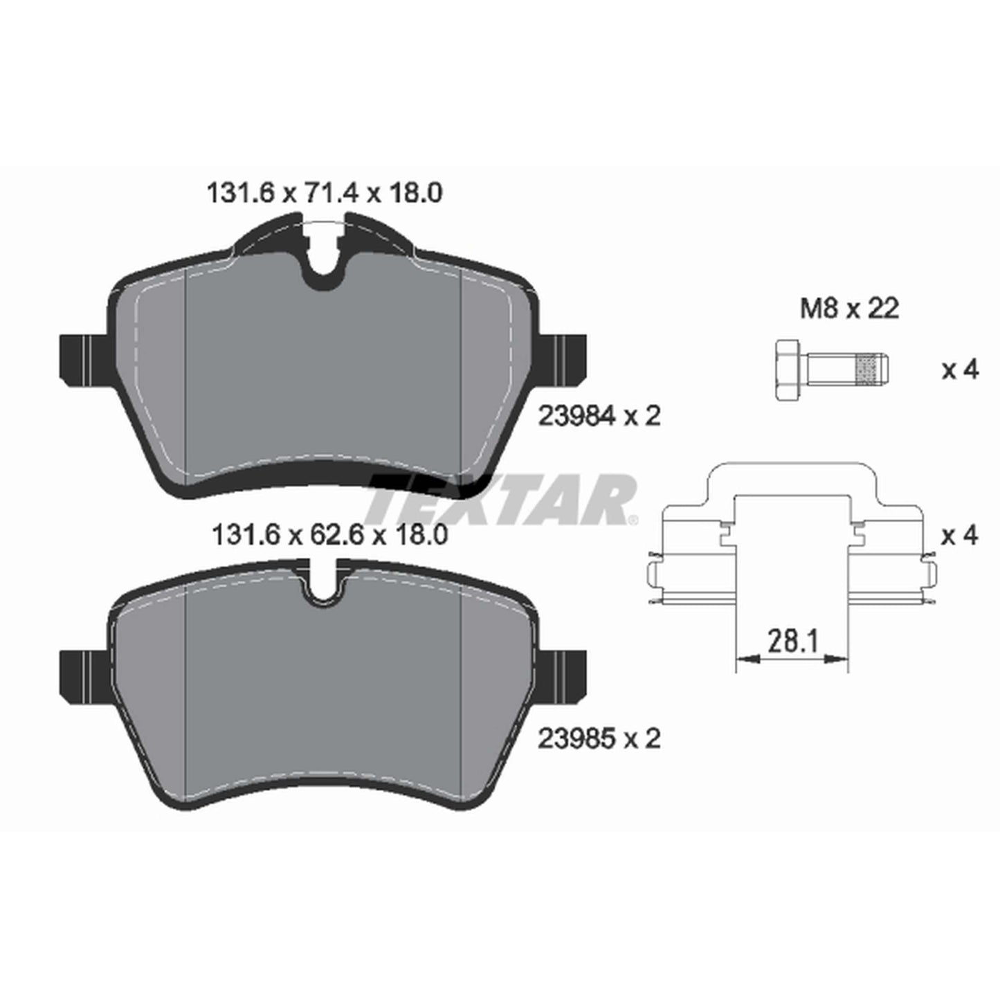 Textar Disc Brake Pad