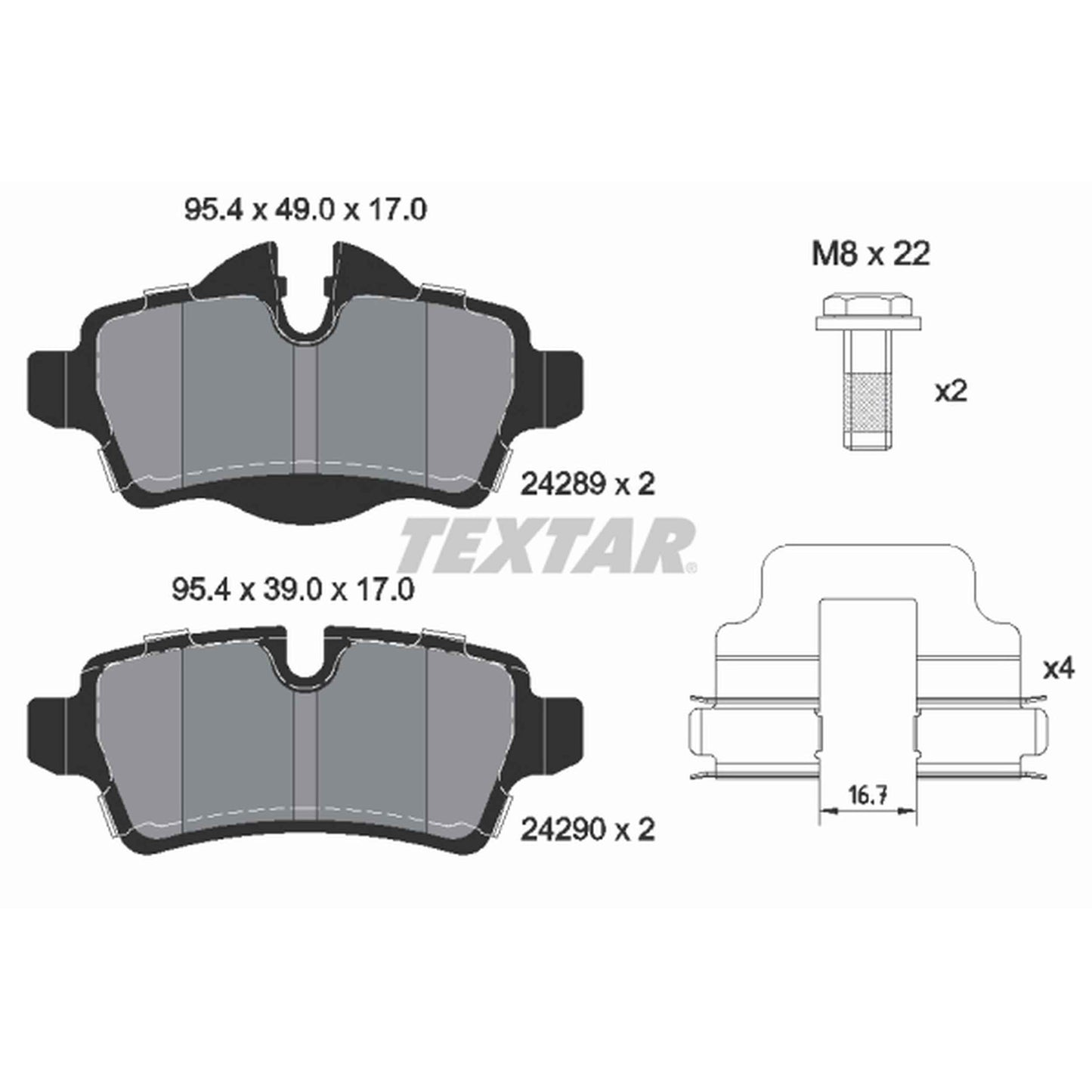 Textar Disc Brake Pad