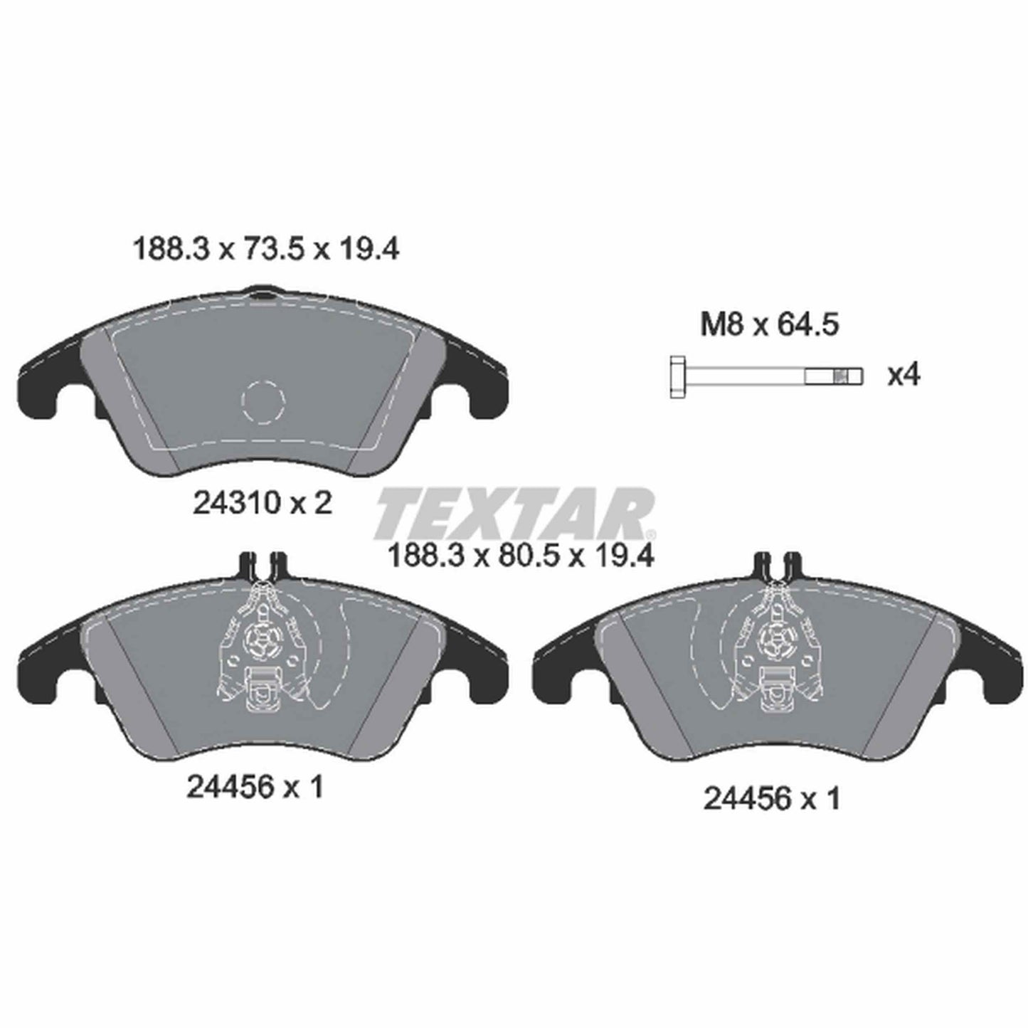 Textar Disc Brake Pad