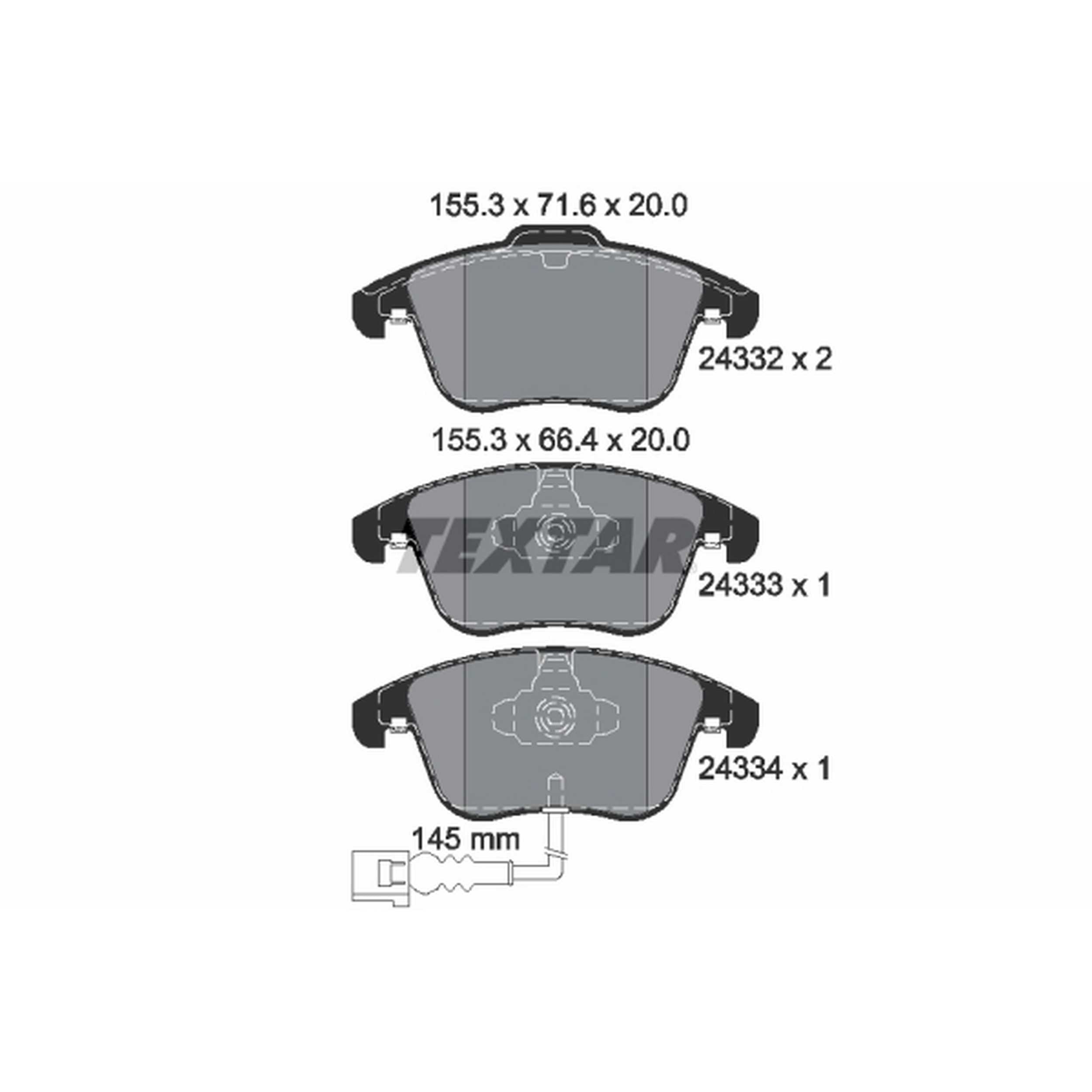 Textar Disc Brake Pad