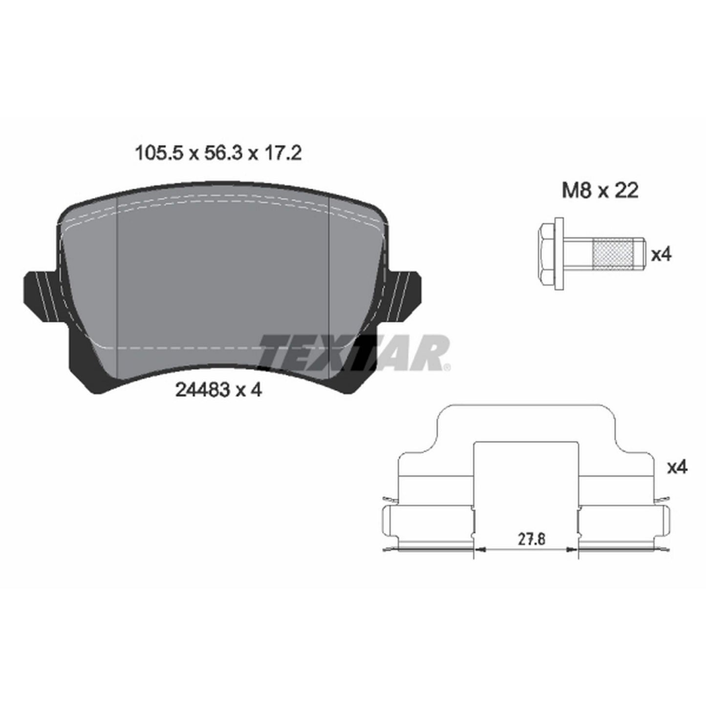 Textar Disc Brake Pad