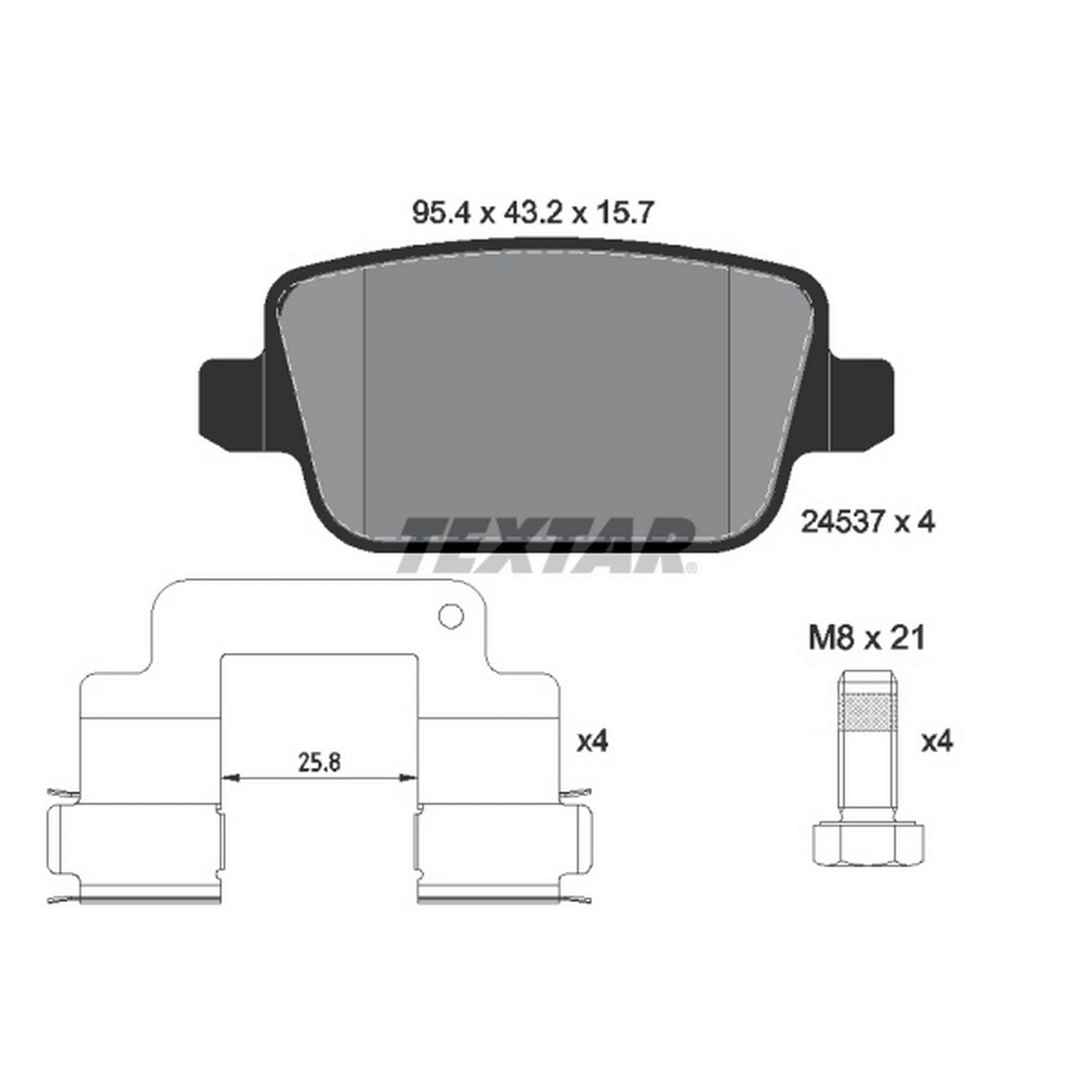 Textar Disc Brake Pad