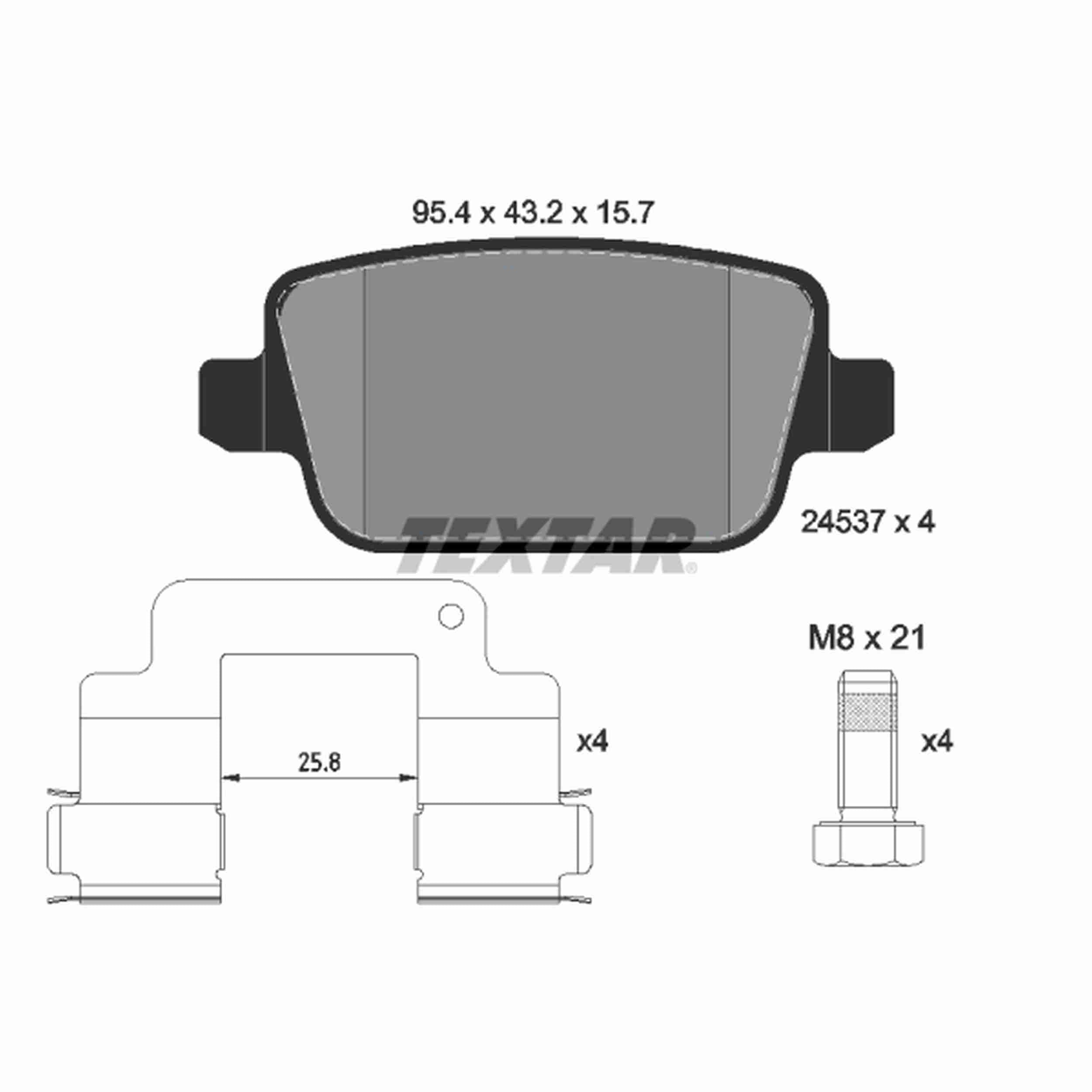 Textar Disc Brake Pad