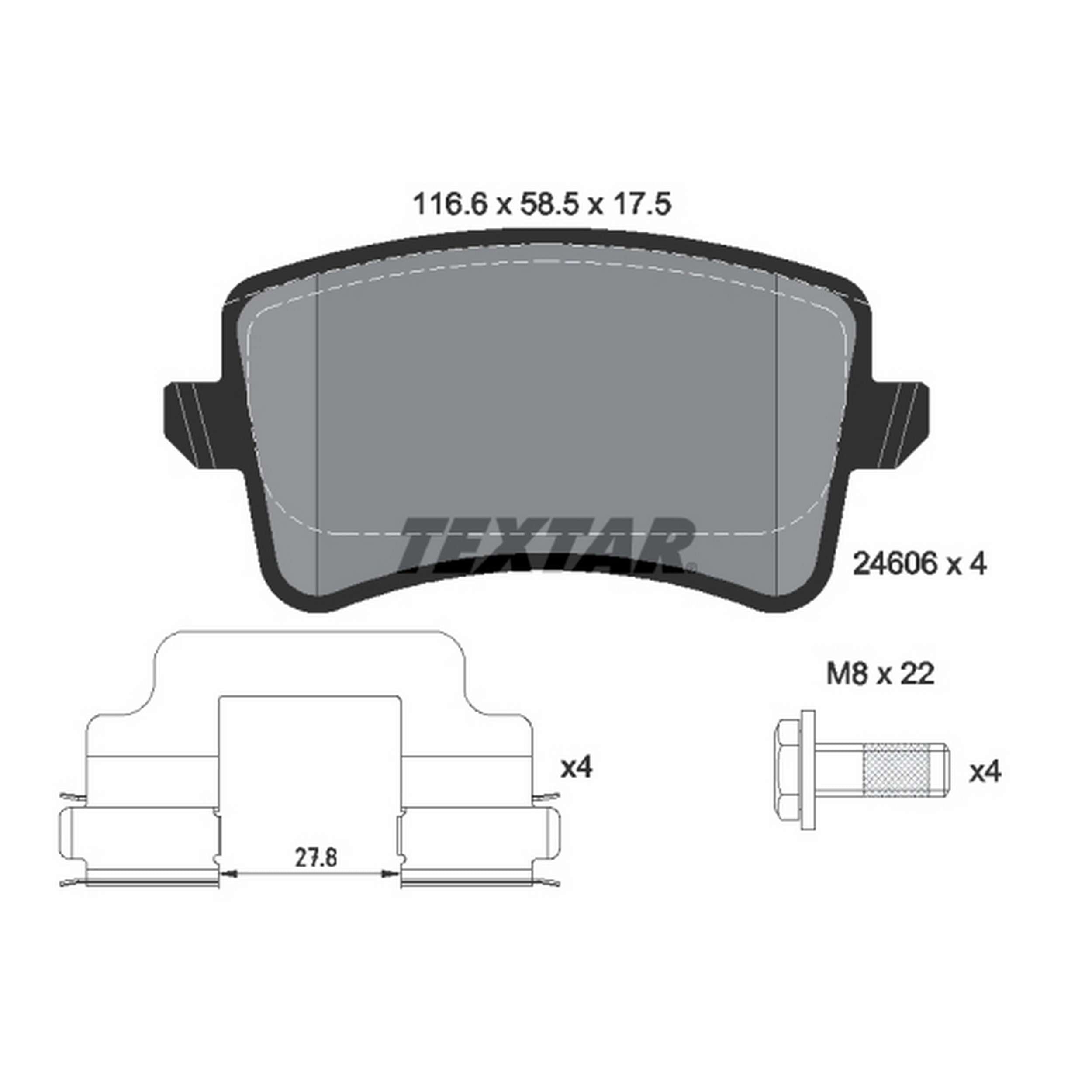 Textar Disc Brake Pad