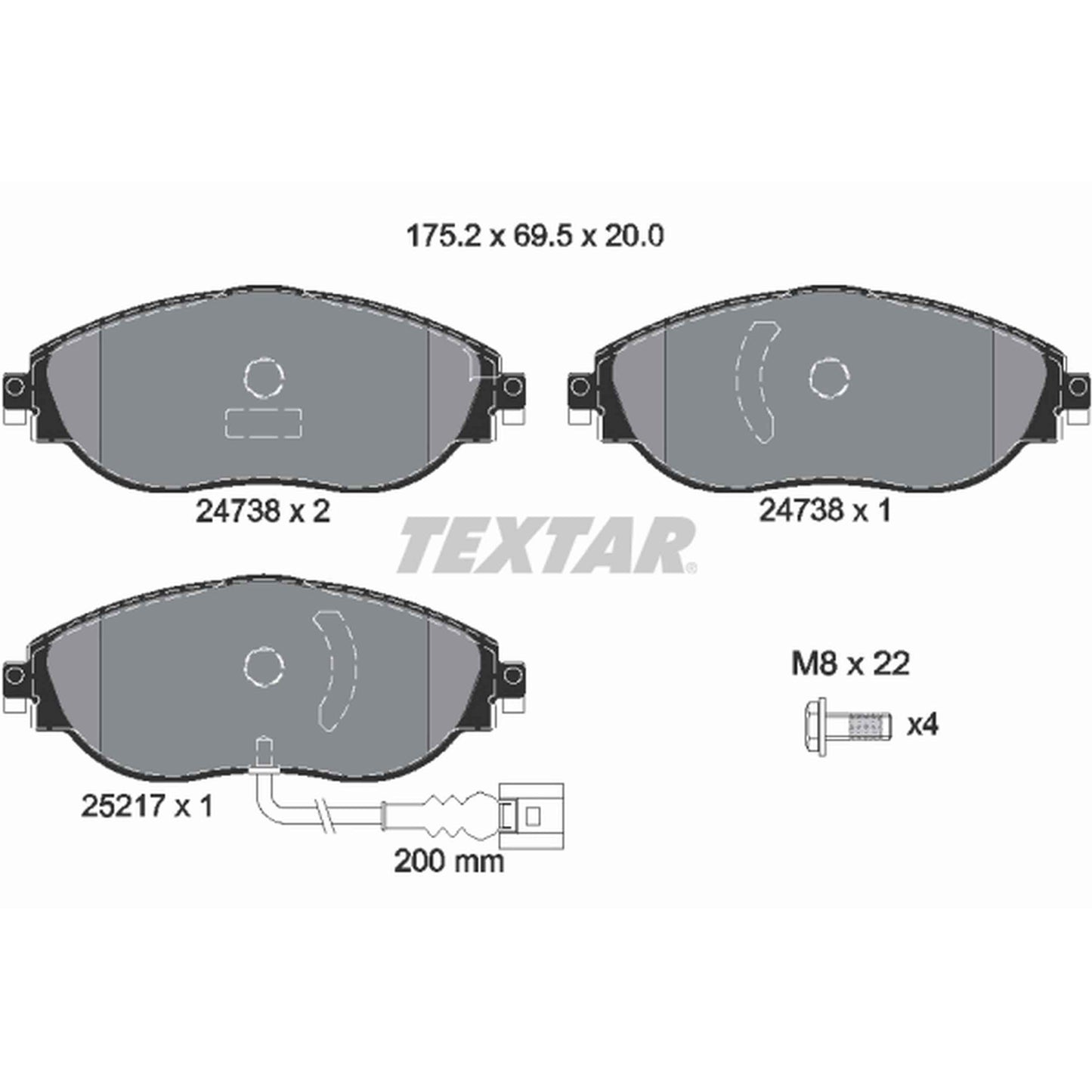 Textar Disc Brake Pad