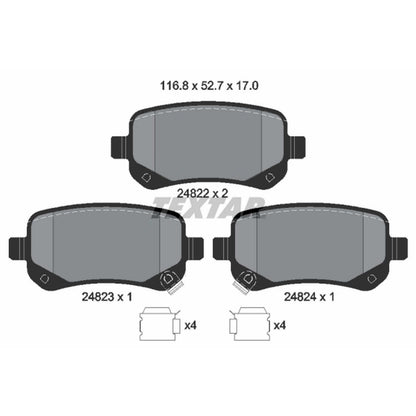 Textar Disc Brake Pad