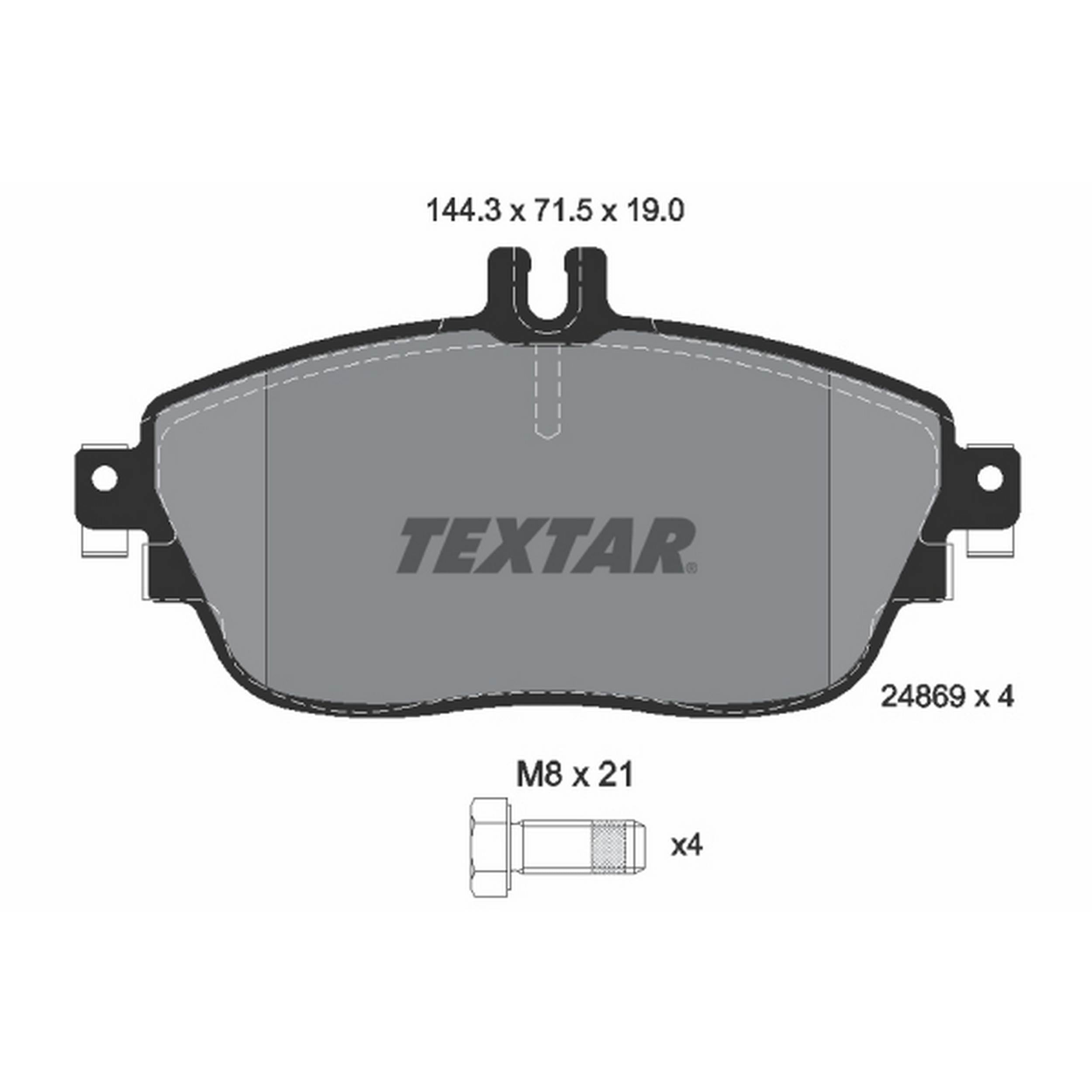 Textar Disc Brake Pad