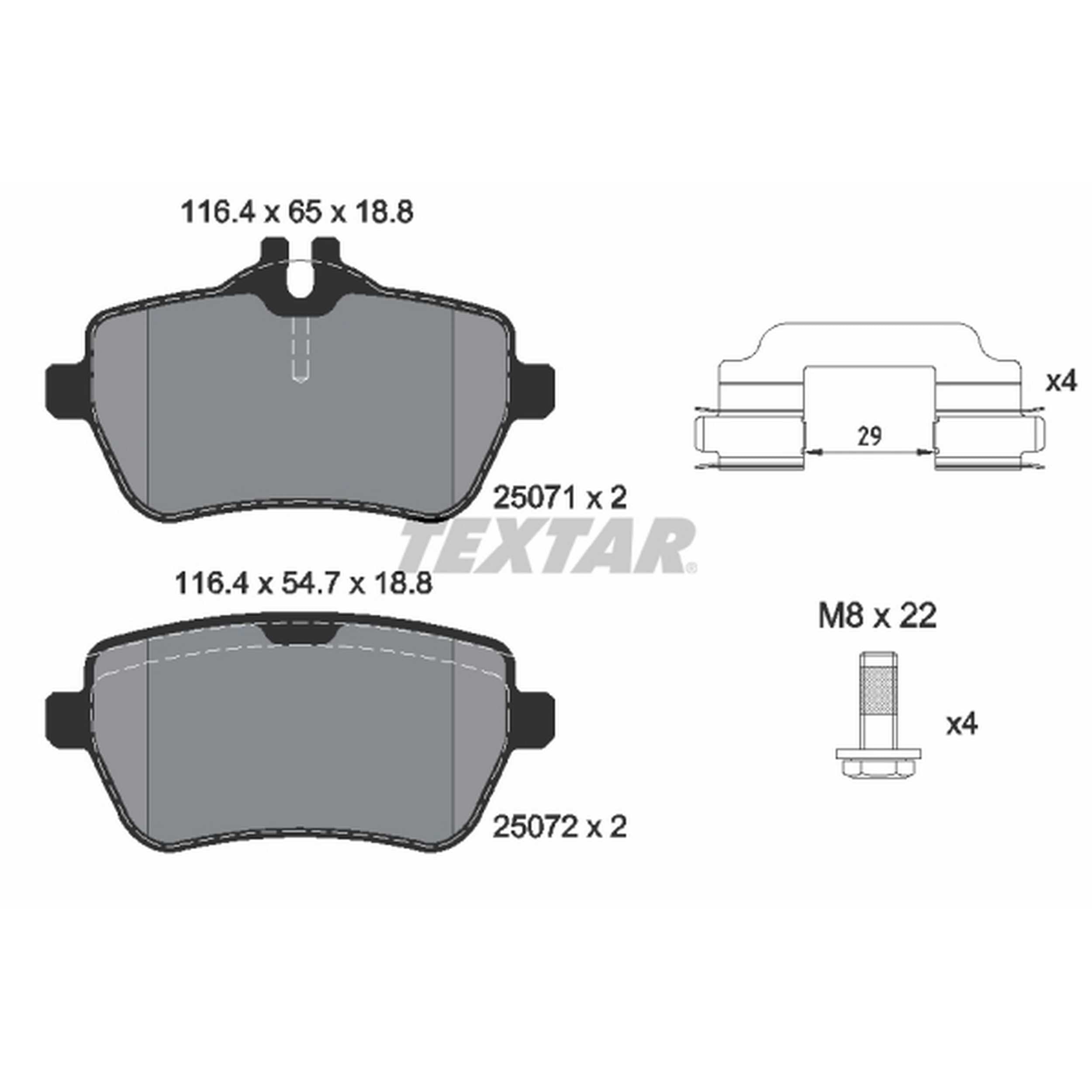 Textar Disc Brake Pad
