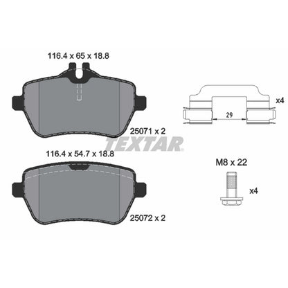 Textar Disc Brake Pad