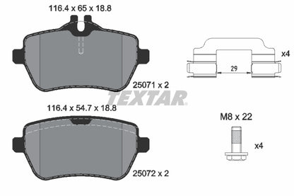 Textar Disc Brake Pad