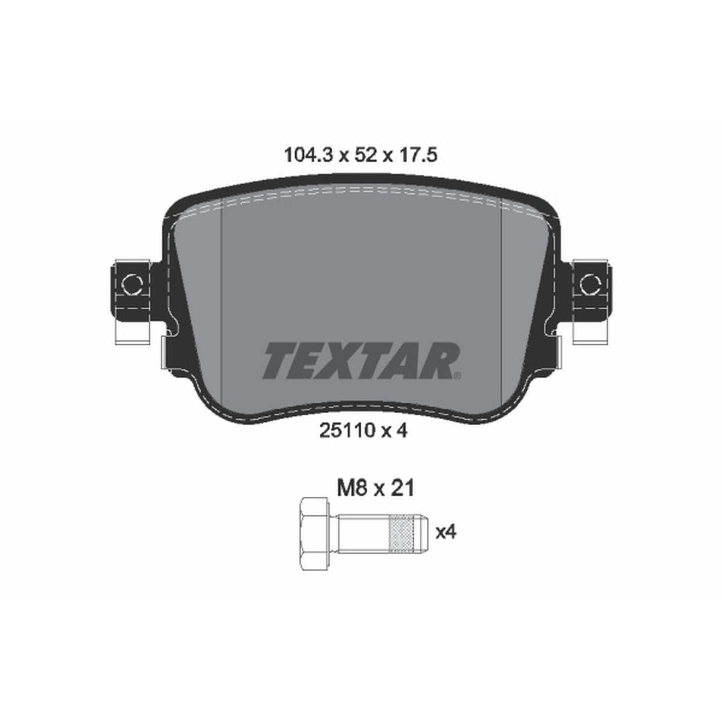 Textar Disc Brake Pad