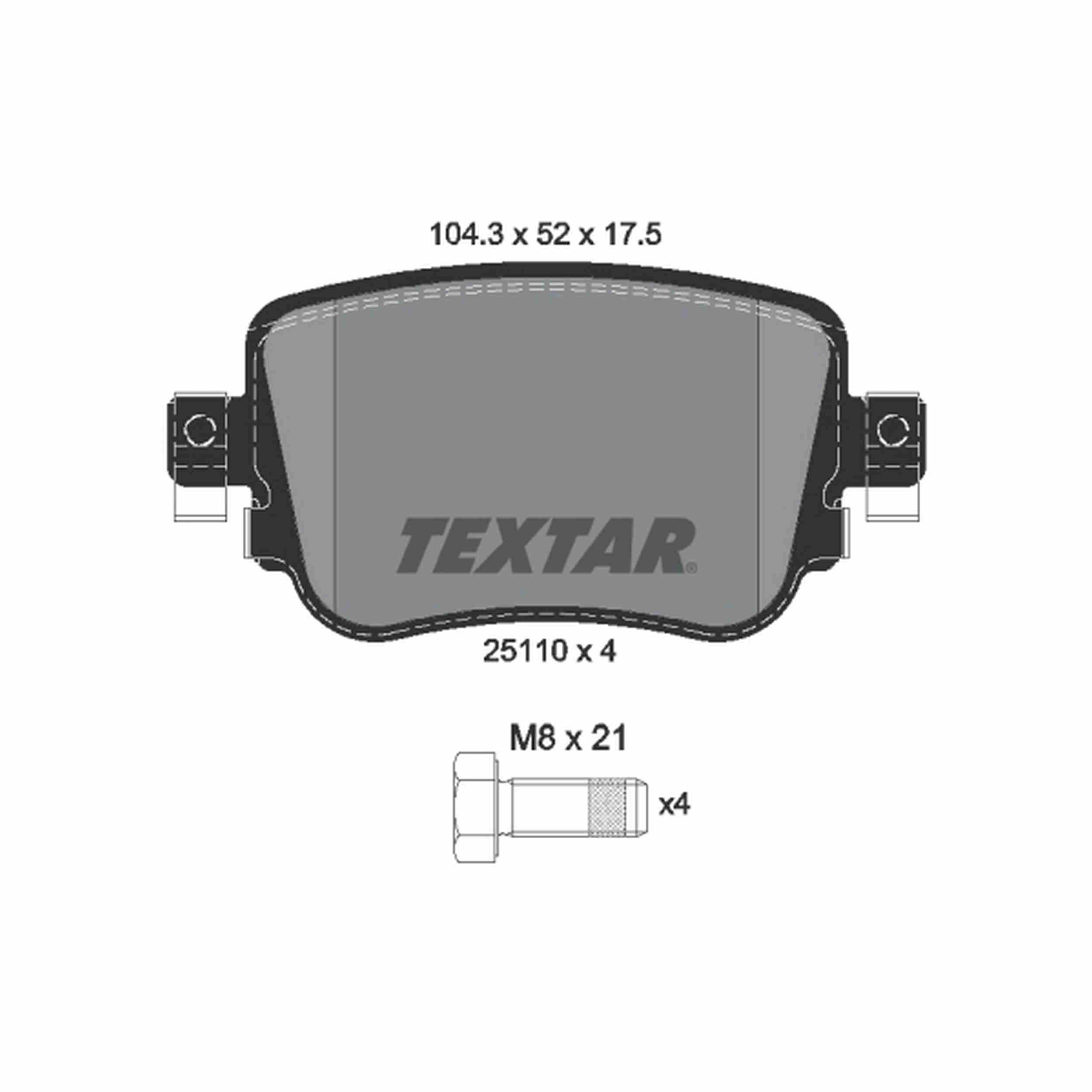 Textar Disc Brake Pad