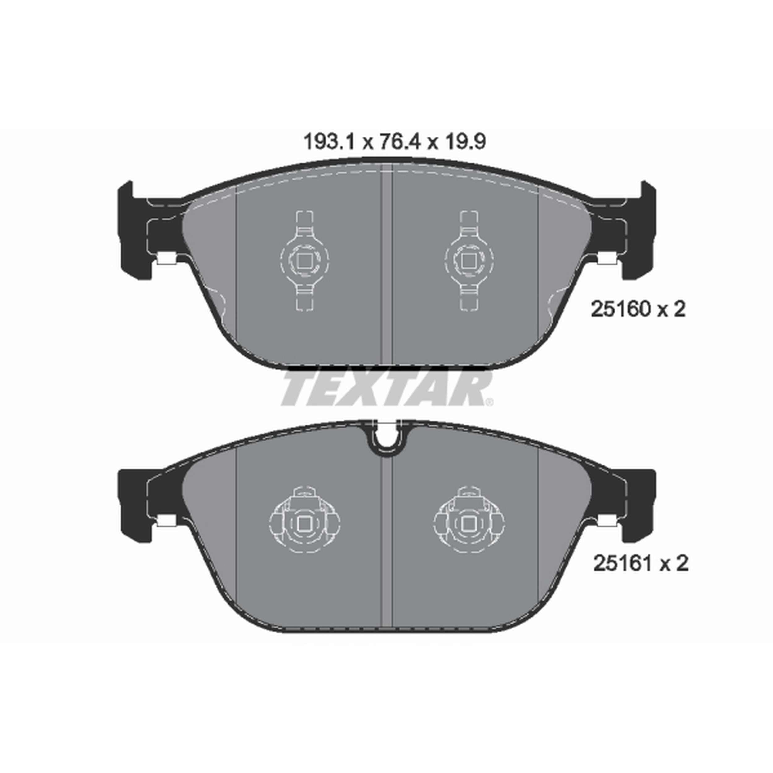 Textar Disc Brake Pad