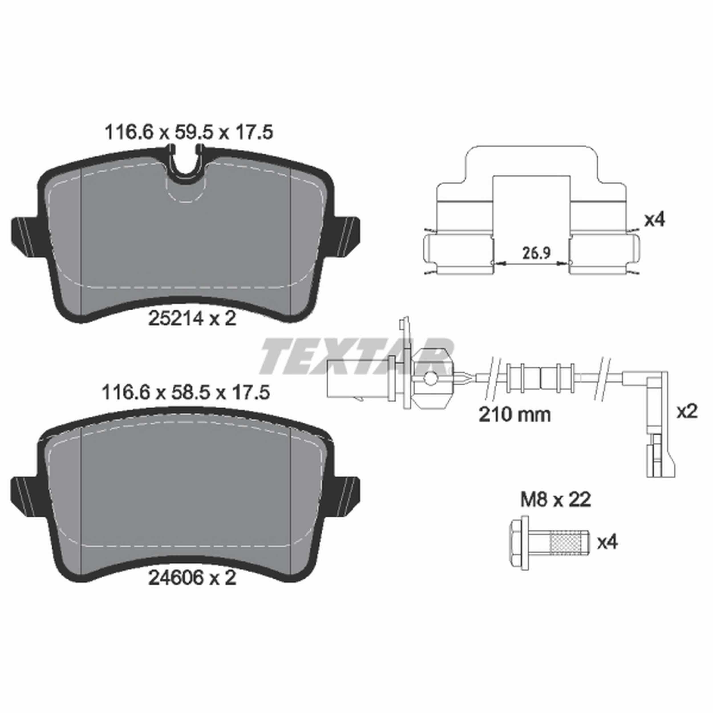Textar Disc Brake Pad