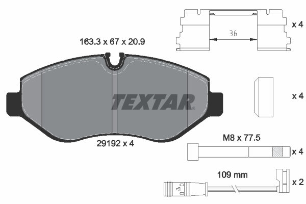 Textar Disc Brake Pad