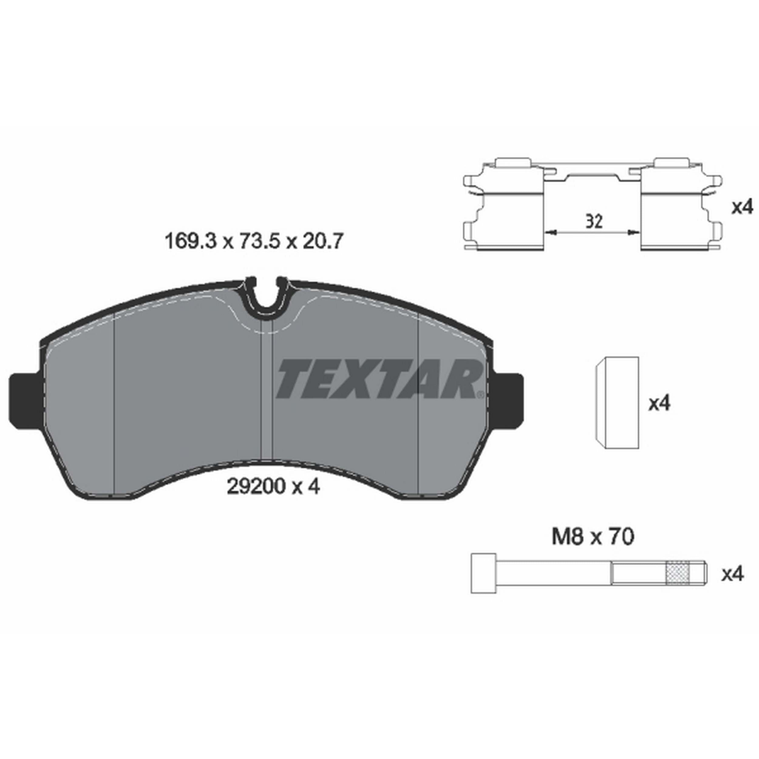 Textar Disc Brake Pad