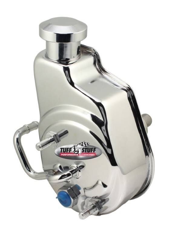 TUFF-STUFF Power Steering Pump GM Saginaw LS Trucks Chrome Steering and Components Power Steering and Components main image