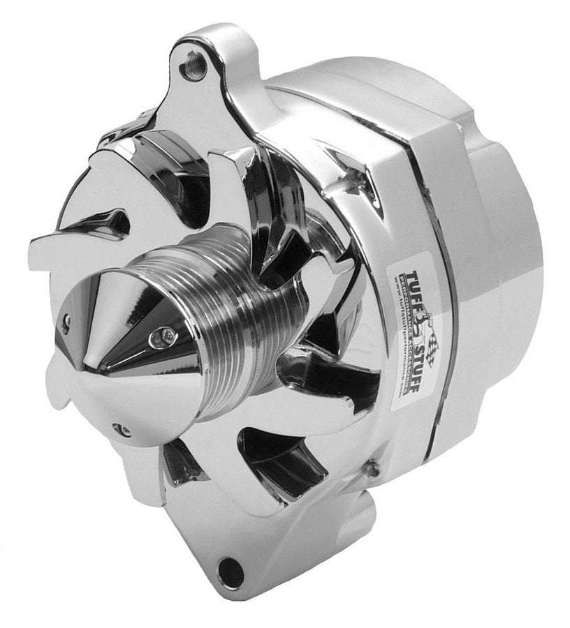 TUFF-STUFF Ford Alternator 140 Amp Chrome 6 Groove Ignitions and Electrical Charging Systems main image