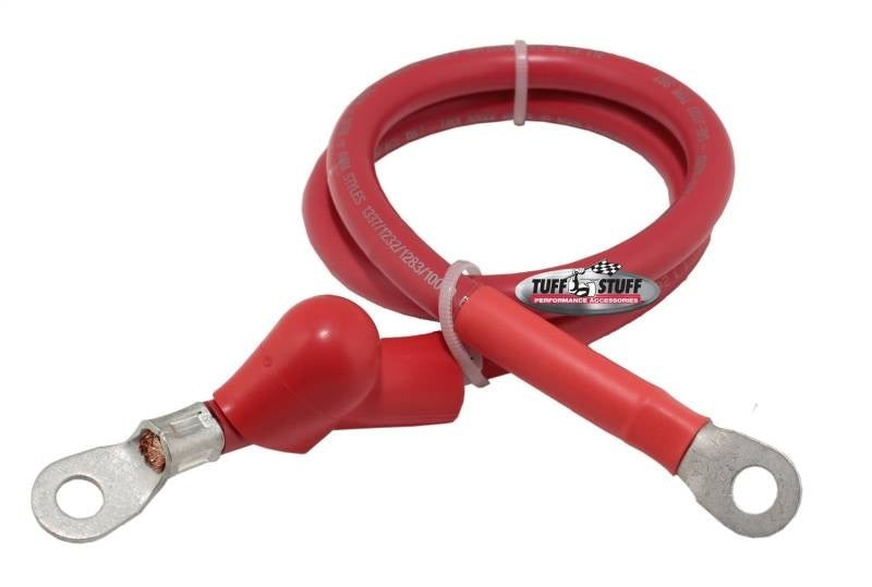 TUFF-STUFF Charge Wire 24in 4-Gauge w/Boot Ignitions and Electrical Wiring Components main image