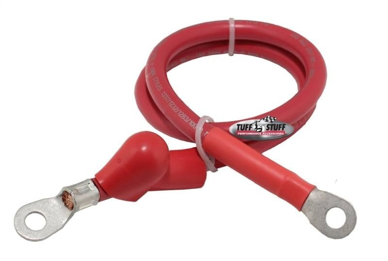 TUFF-STUFF Charge Wire 48in 4-Gauge w/Boot Ignitions and Electrical Wiring Components main image